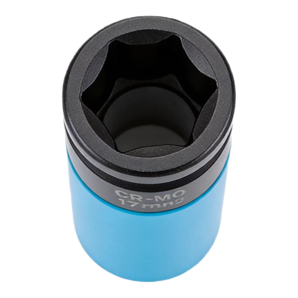 1pc 17 19 21mm Wheel Protector Socket Designed for 1/2 Inch Drive Interface on Manual and Electric Wrench Equipment