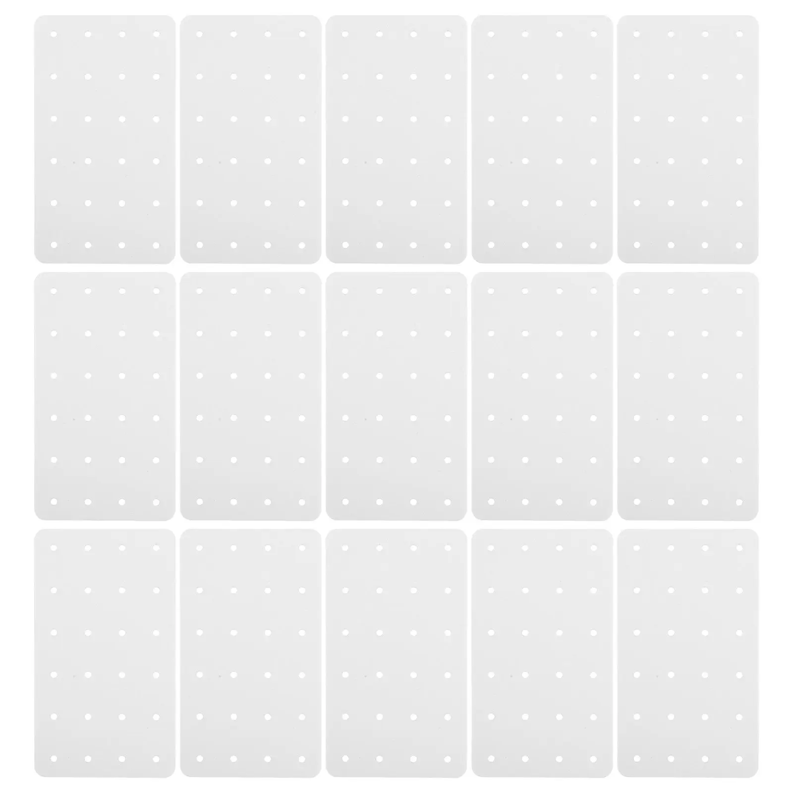 20Pcs Ear Ring Storage Organizer Clear Acrylic Display Cards Portable Travel Jewelry Holder Multi Pair Display Board for Daily