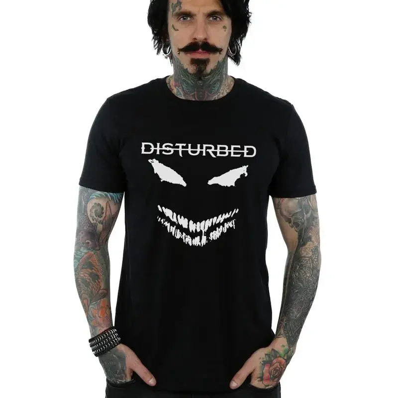 Disturbed Men's Scary Face Candle T-Shirt