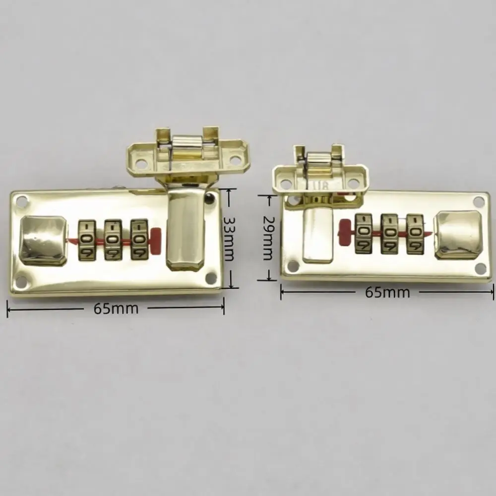 High Security Combination Latch For JiHang Tool Box Hardware Metal Anti Theft Password Lock Key Access Storage Component