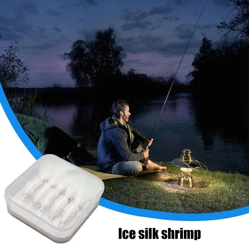 

Streamer Fly Fishing Lures Fishing Ice Shrimp Streamer Lures Kit Simulation Design Fishing Tackles For Freshwater River And