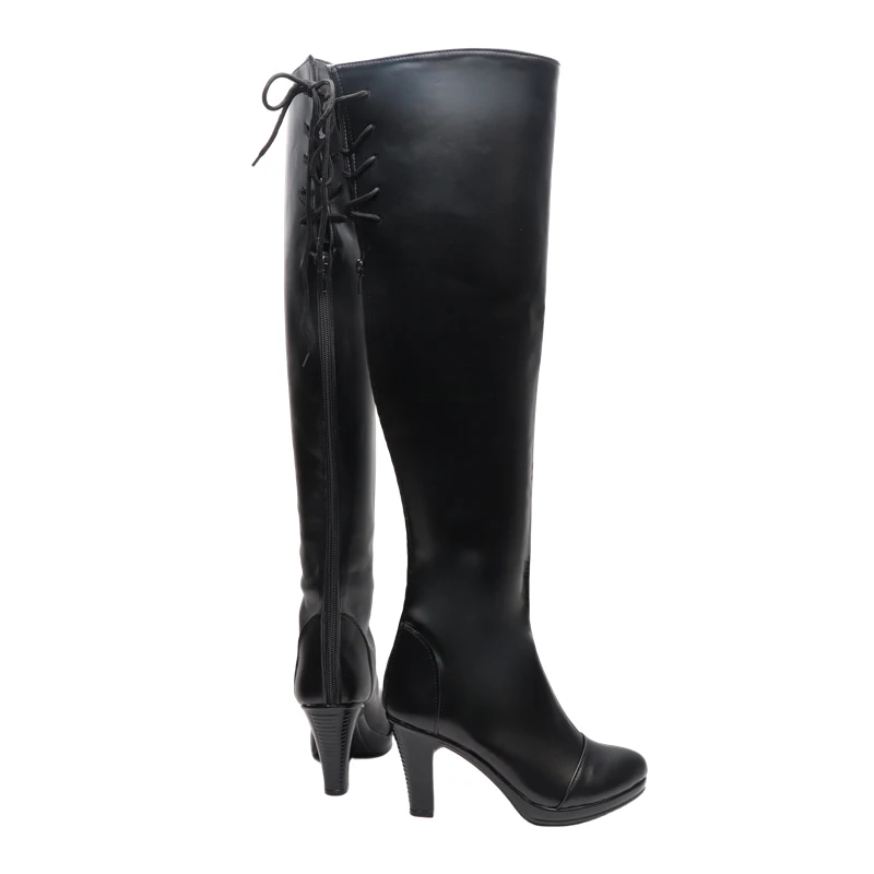 Nier Automata Cosplay Sapatos Yorha 2B Botas Sapatos Jogos Mulheres Role Play Trajes Meninas Sapatos de Festa de Halloween