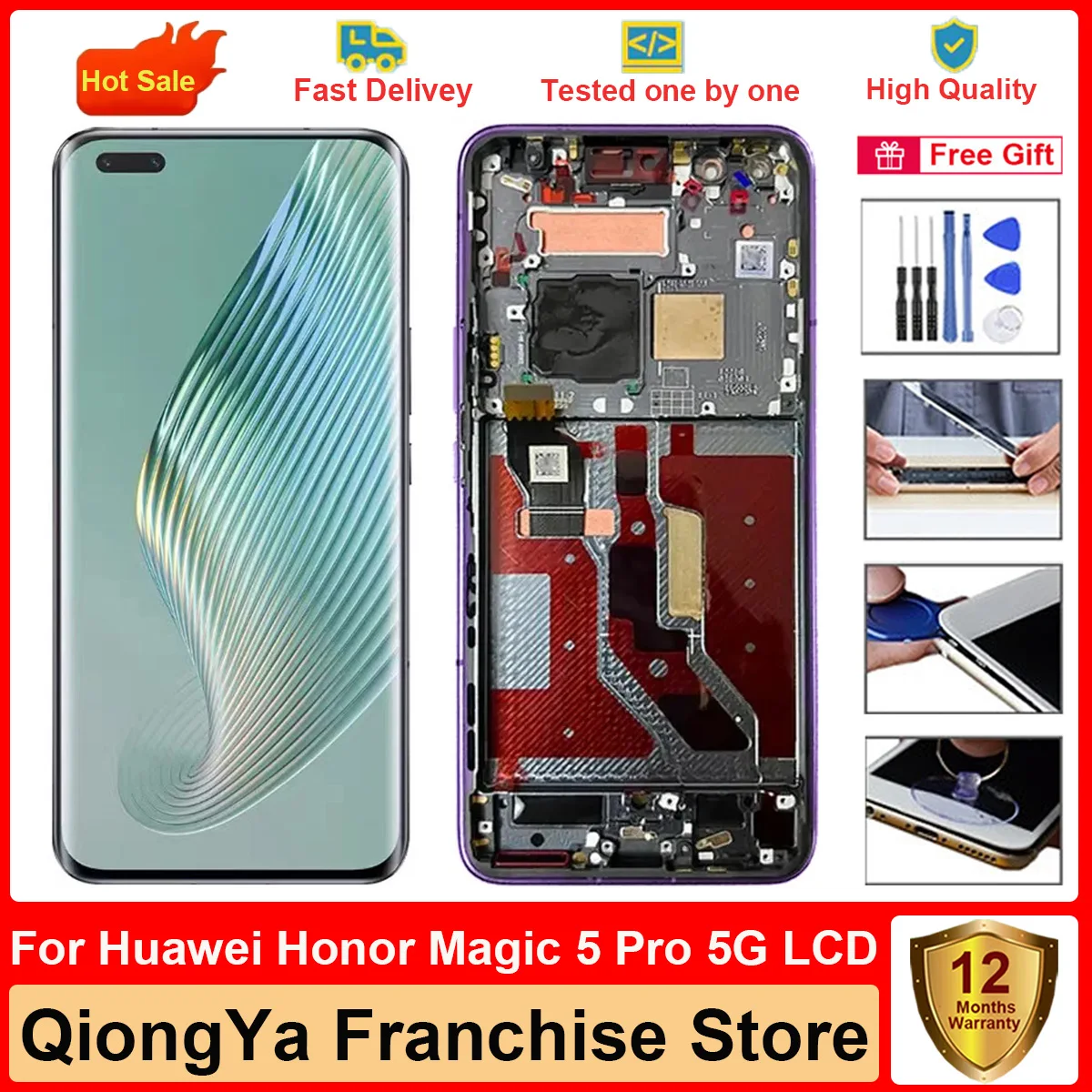Ecran-lcd-et-numeriseur-tactile-d'origine-teste-neuf-681-pouces-pour-huawei-honor-magic-5-pro-pgt-an10