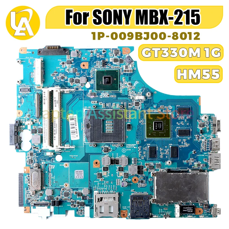 

1P-009BJ00-8012 For SONY Vaio VPCF PCG-81114L VPCF1 MBX-215 Laptop Motherboard M930 HM55 N11P-GE1-A3 Notebook Mainboard Tested