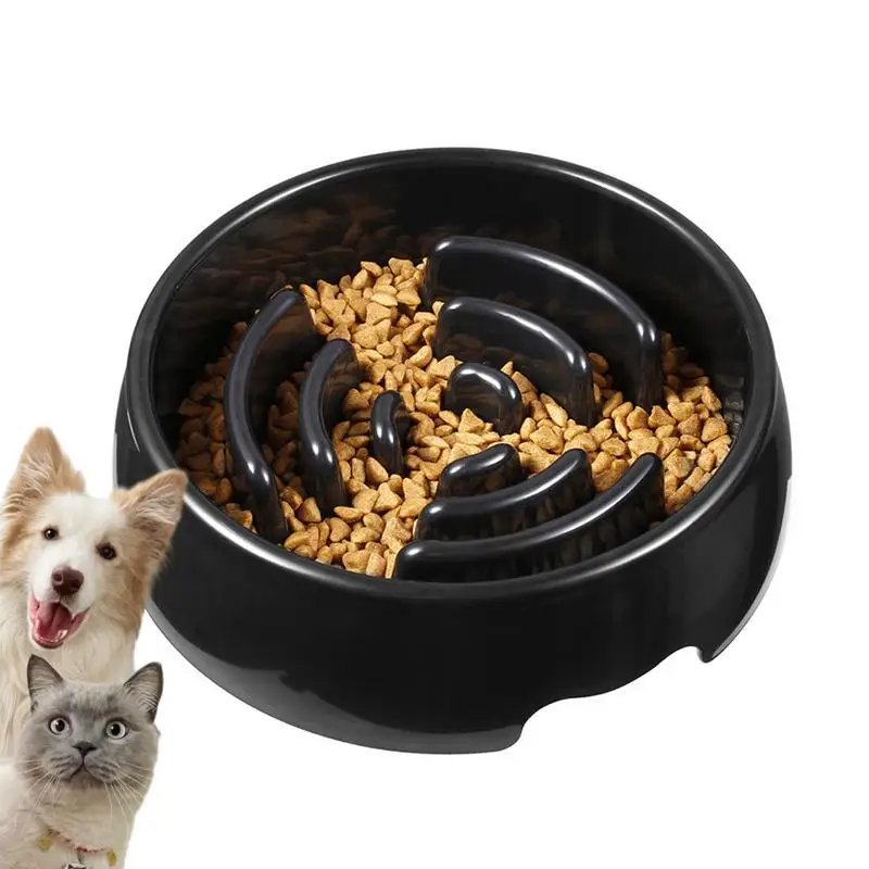 

Slow Feeding Dog Bowl Preventing Choking Dishes Interactive Anti-Choking Maze Puzzle Anti-Slip Bowl For Dog Cat Puppy Breed