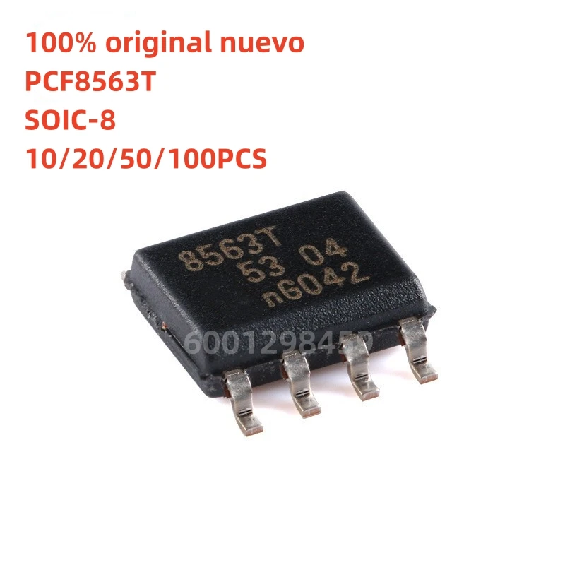 100% original novo 10pcs-50pcs  PCF8563  PCF8563T  PCF8563T/5  e Clock (RTC) and calendar optimized for low power consumption.