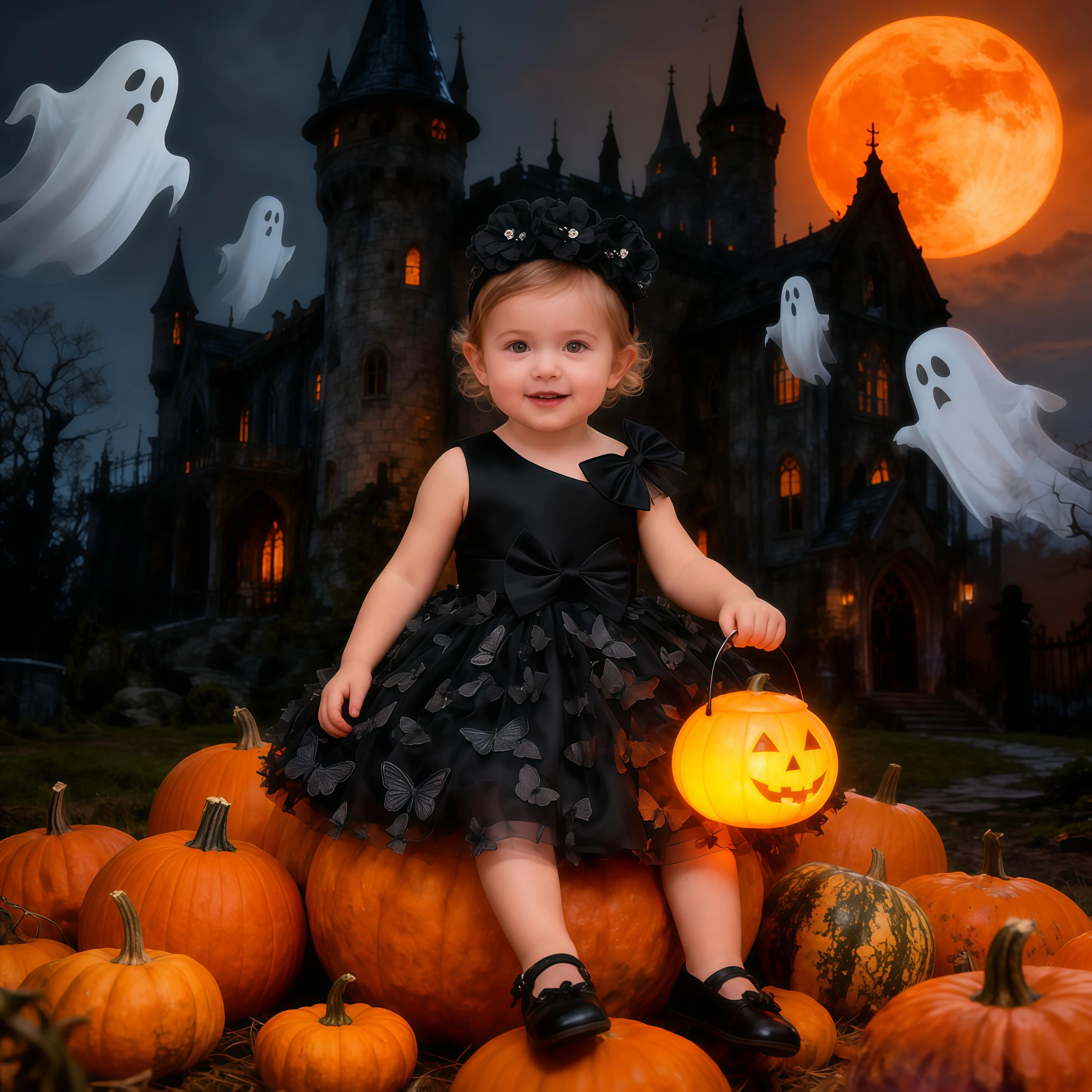 Baby Mädchen Halloween Kostüm Kleinkind Kinder Schwarz Gothic Blume Mesh Kleid Prinzessin Kleinkind Abend Geburtstag Party Taufe Tutu Kleid
