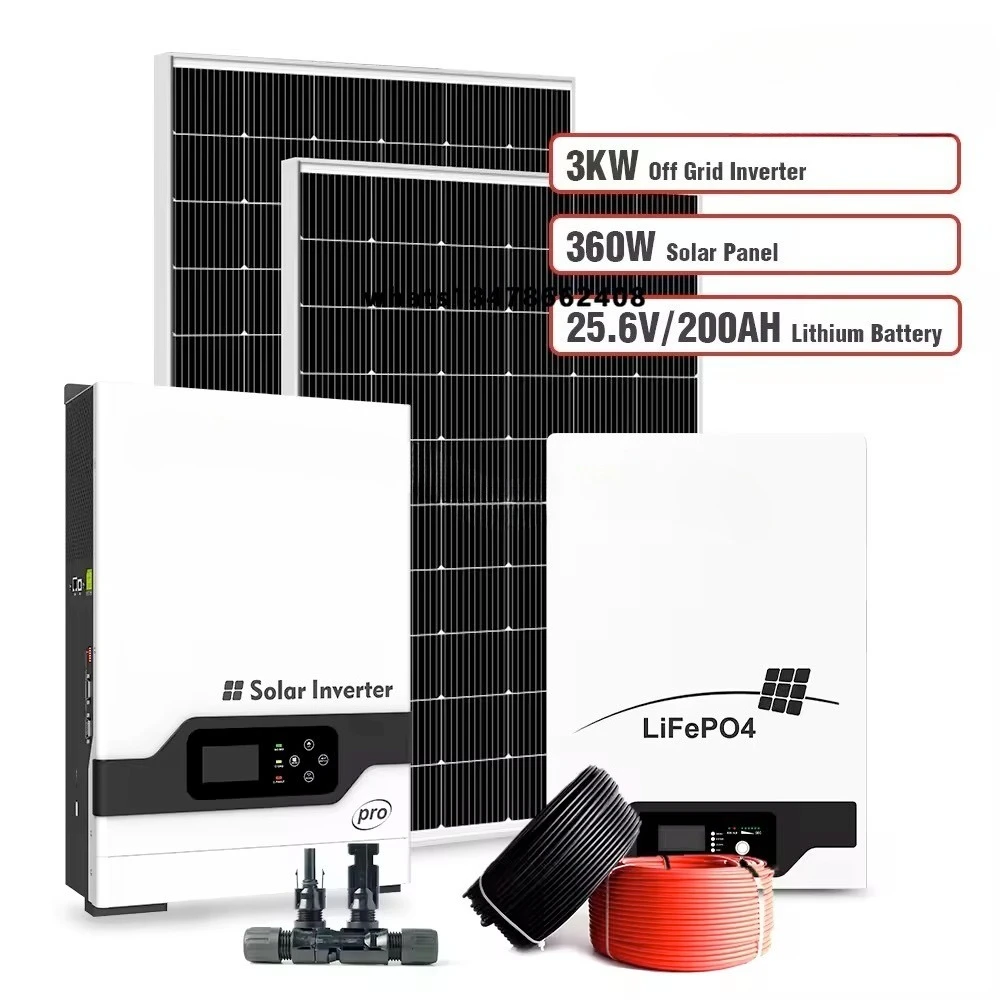 PV1800VHM 3kw 4kw 5kw 5.5kw Off-Grid Hybrid Solar Inverter Generator Solar System with  Controller