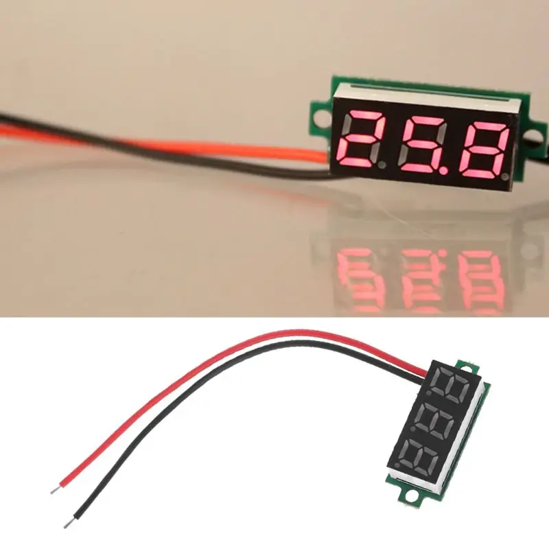 -55℃~125℃ Degree Centigrade Digital Temperature Meter LED Display Temp Sensor 2 Wires Temperature Monitor for Drop Shipping