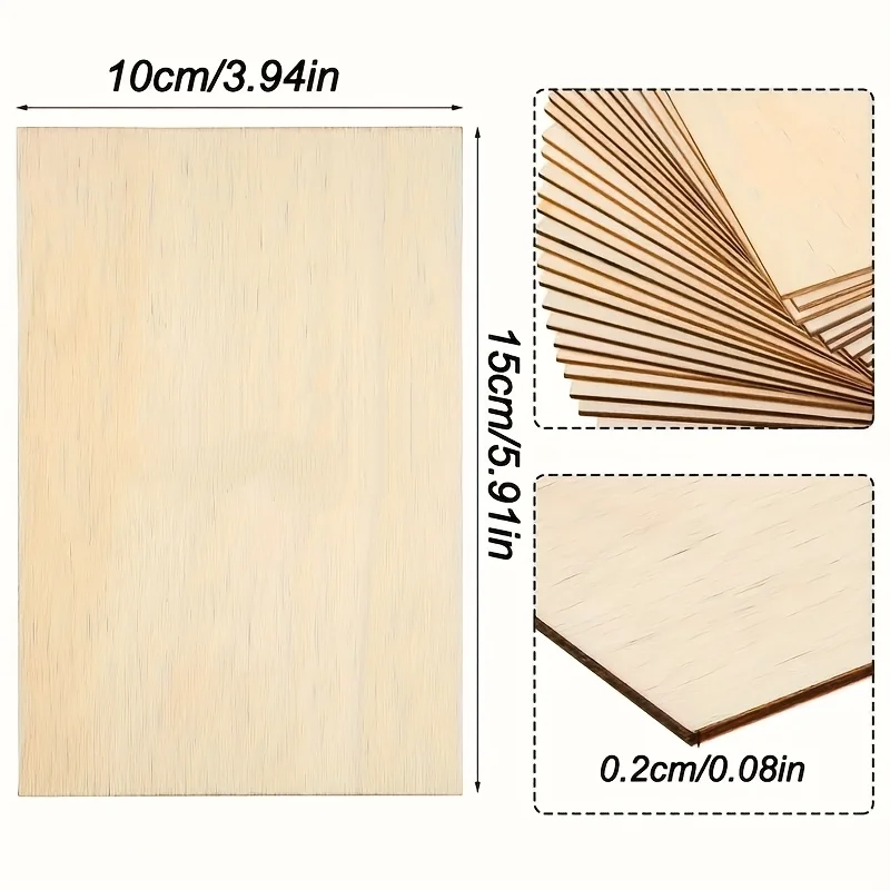 30 buah papan kayu polos tanpa - Art And Craft Nature ulasan dan harga