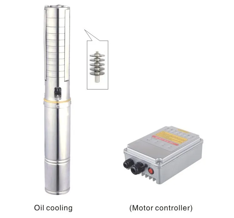 고압 잠수형 원심 태양광 워터 펌프 태양광 보어홀 펌프