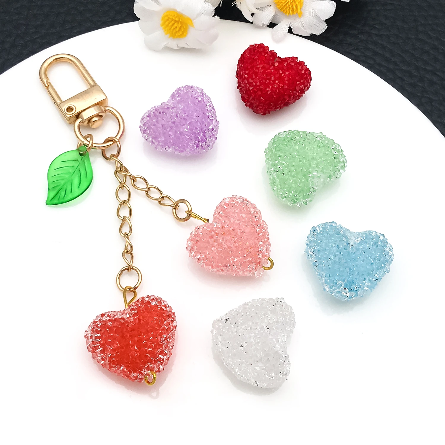 10pcs 17x19mm acrylic peach lo - đánh giá và giá Art Craft Handmade