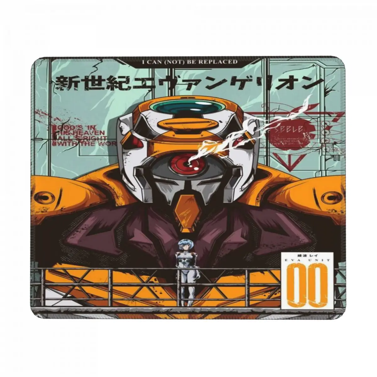 Small Mousepad Neon Geneis Evangelion Mouse Pad Anime EVA Gaming Keyboard Desk Mat Accessories Laptop Gabinete PC Gamer Laptop