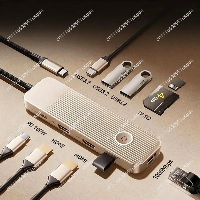 Extended Screen Projection Conversion Usb Splitter Hub Extended Typec Multi-port Converter