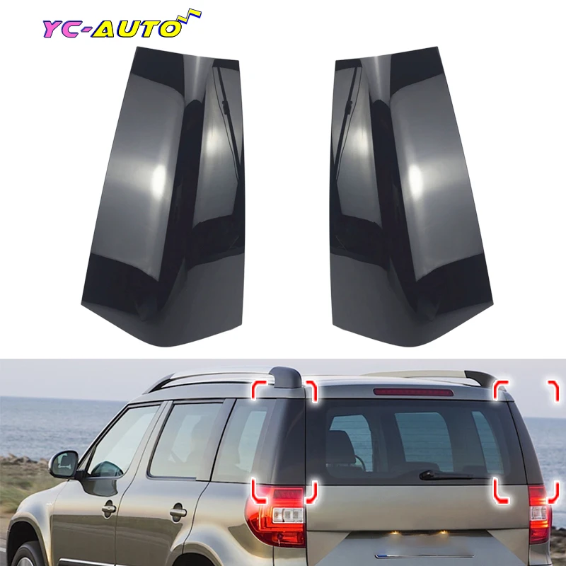 

D-Pillar Exterior Side Door D-Pillar Panel Tail Light Upper Decorative Panel Car Accessories For Skoda Yeti