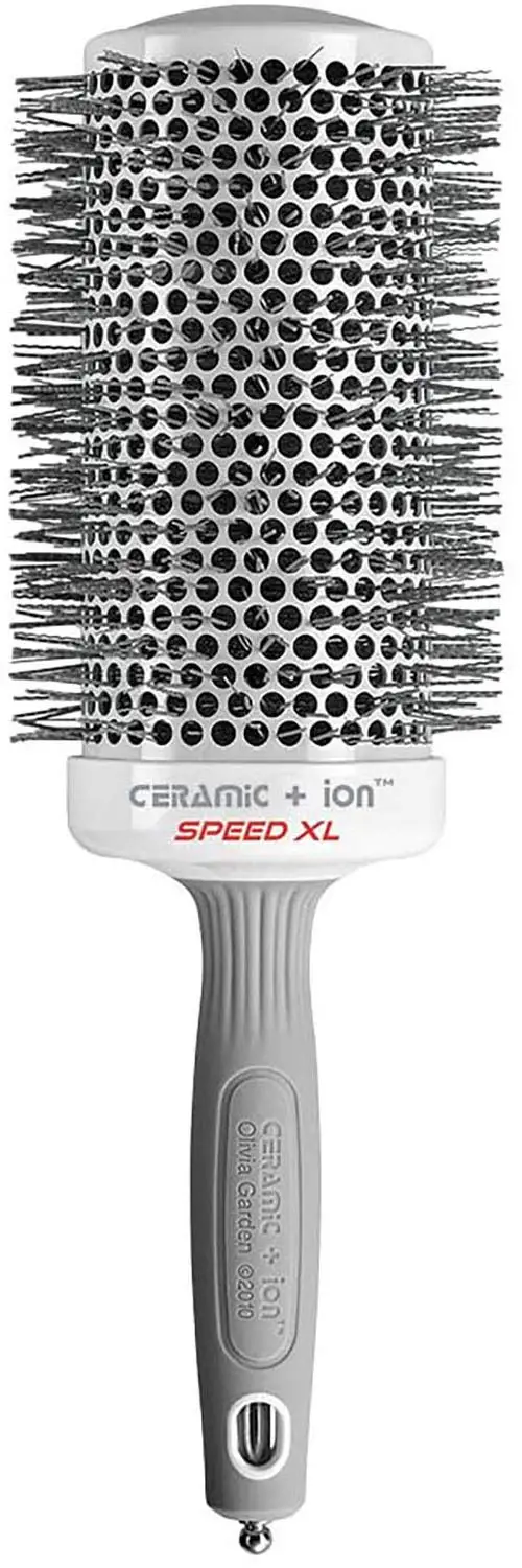 

Extra-Long Round Thermal Hair Brush for Normal to Thick Hair - Professional Blowout Tool, Not Electrical