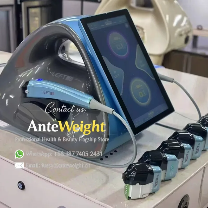 HIFU 22D Max Highest Quality Anti Aging Body Slimming Double Handles Hifu Machine Home Device or Beauty Salon