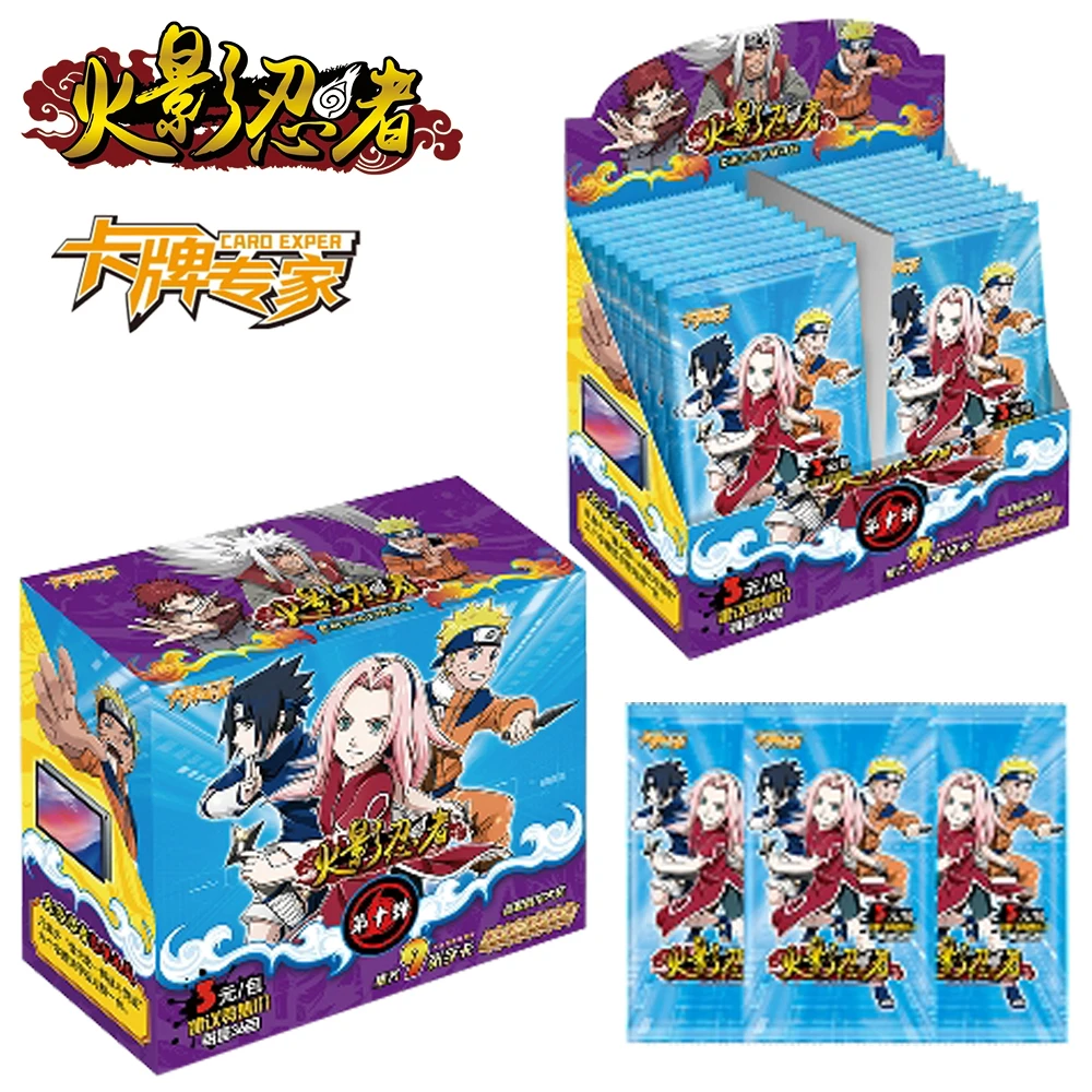 New Naruto Cards Whole box of flashcards whirlpool Naruto cards Complete set of collectible anime peripheral cards Rare CP SSP C