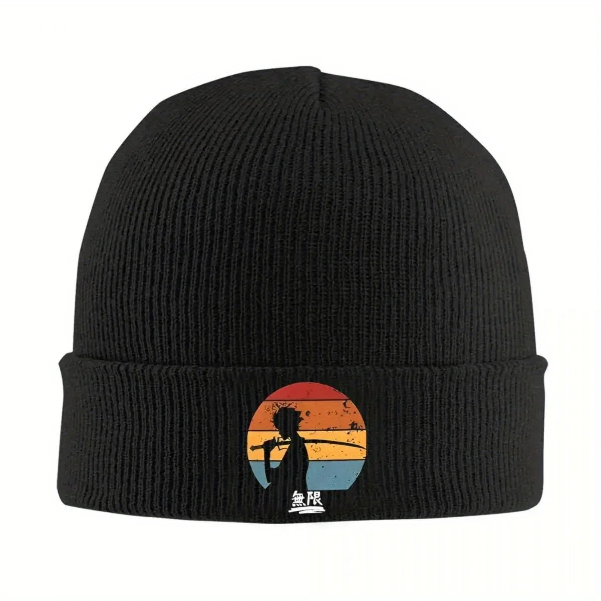 New Samurai Champloo Knitted Hat Women's Men's Beanies Autumn Winter Hats Acrylic Manga Anime Graphic Warm Caps