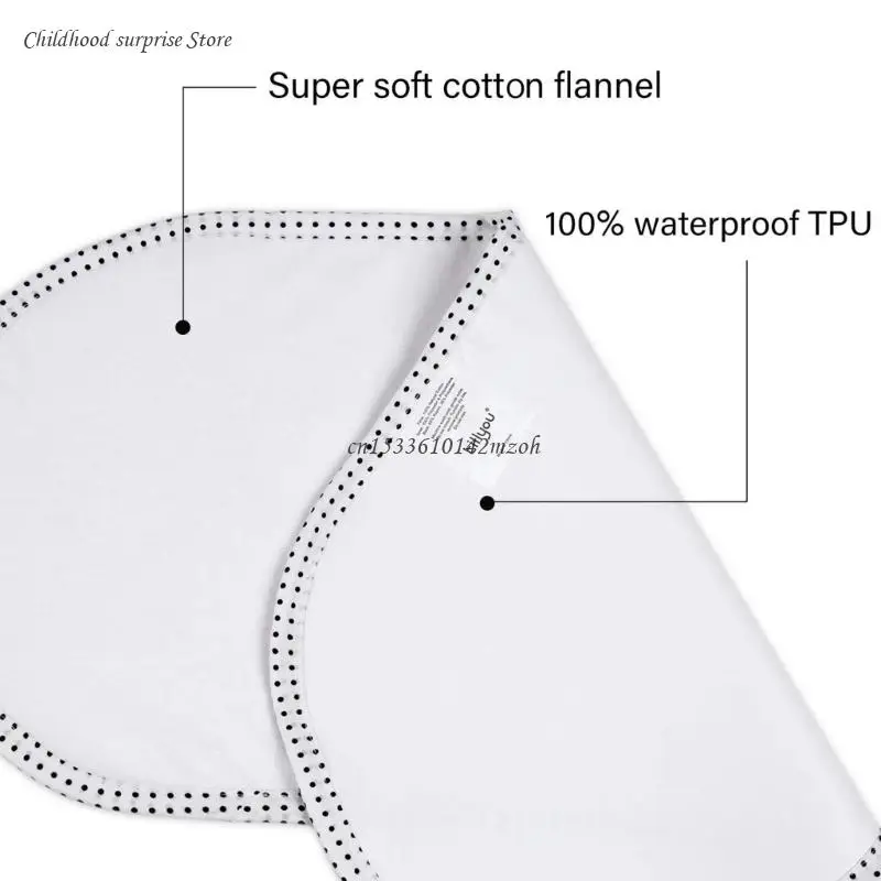 

Reusable Nappy Changing Pad Baby Diaper Changing Mat Oval Urine Absorb Pad 23’’ Dropship