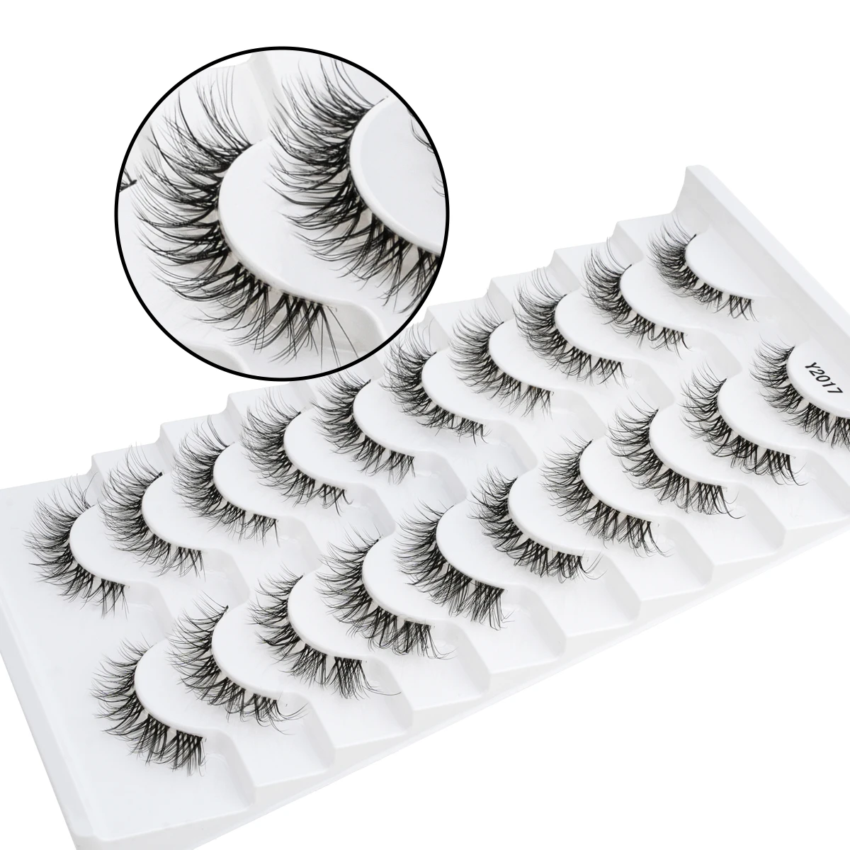 YSDO 3/5/10 أزواج الطبيعية فو ثلاثية الأبعاد رموش بالمنك قابلة لإعادة الاستخدام أدوات الرموش وهمية لينة Wispy القط رموش maquillaje الرموش الصناعية