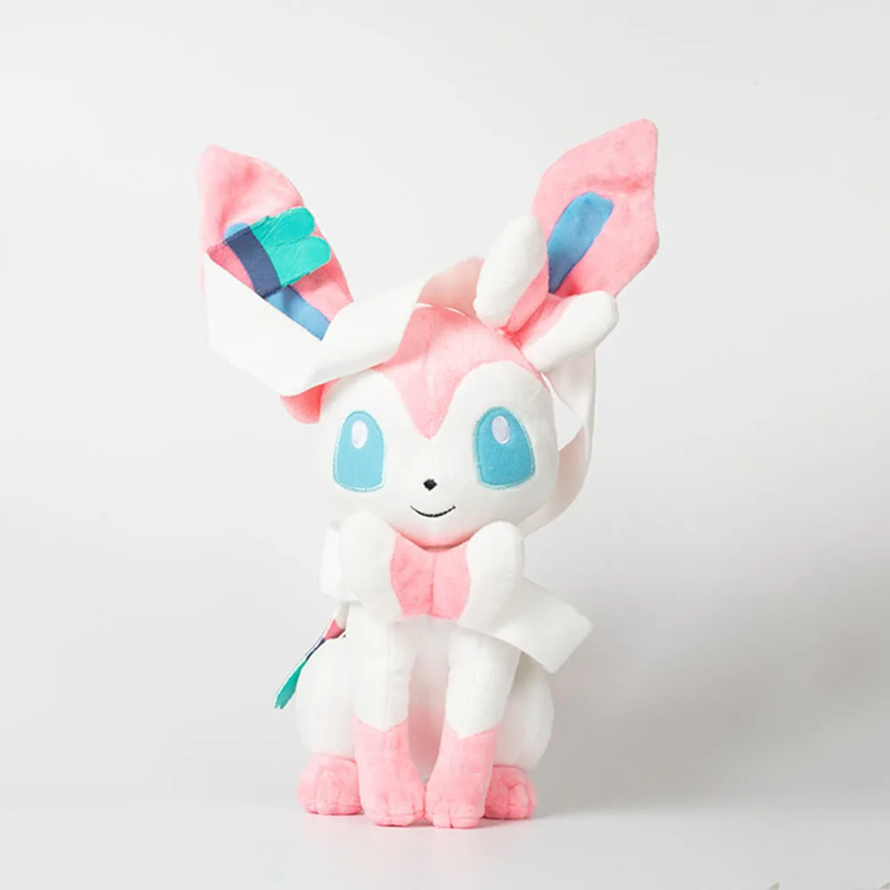 

Pokemon Kawaii Sylveon Toys Pillow For Girls Gift Anime Animals Soft Cartoon Doll Kids Birthday Gift Collectible Room Decoration