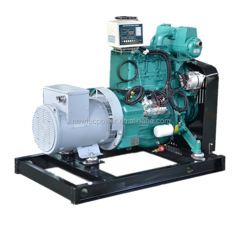 Class certify Genuine Vessel or boat generator 80kw with Weichai WP4CD100E200 marine engine ship generator 100kva