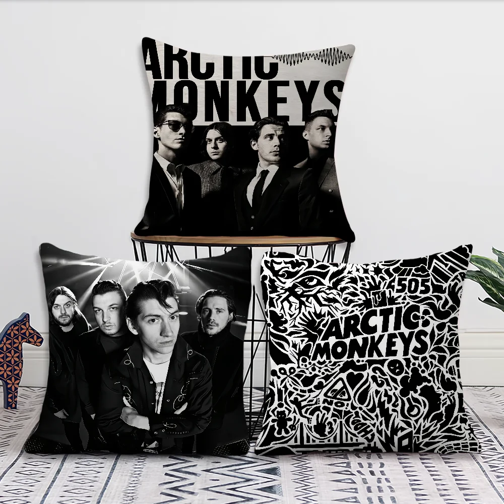 Band A-Arctic M-Monkeys Comfortable soft Pillow Case for Sofa Living Room Home office Decor and Protective Covers