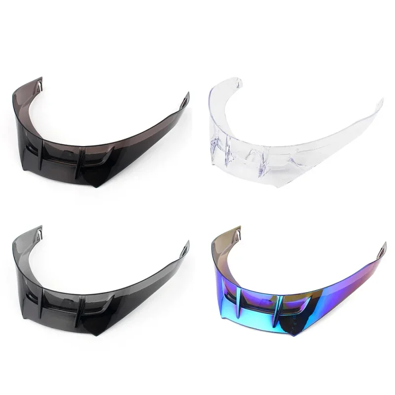 

Motorcycle Helmet Tail Spoiler Decorative Accessory, Color Wind Deflector Rear Spoiler Decoration For Motorbike Helmet Modificat