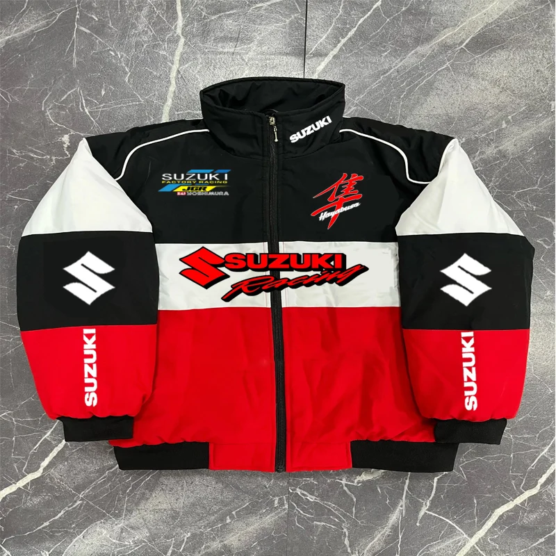 Suzuki Racing Jacket - A fashionable motorcycle riding jacket for