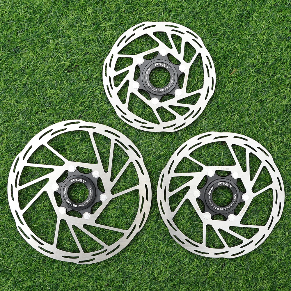 

2026 RYET Centerlock Floating Rotor 160 180 200 мм - Дисковый тормоз Ice Tech с теплоотводом для MTB, даунхилла, электровелосипедов, с защитой от деформации, бесшумный