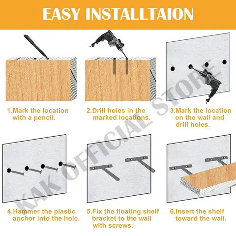 6 best sales flytande hyllkonsol - №5