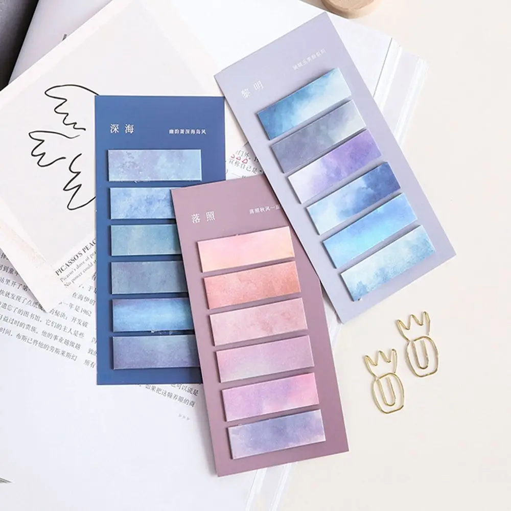 120 Sheets Notepad School Supplies Stationery ​Cute ​Paper Sticker Posted It Sticky ​Notes Index Memo Pad Bookmark