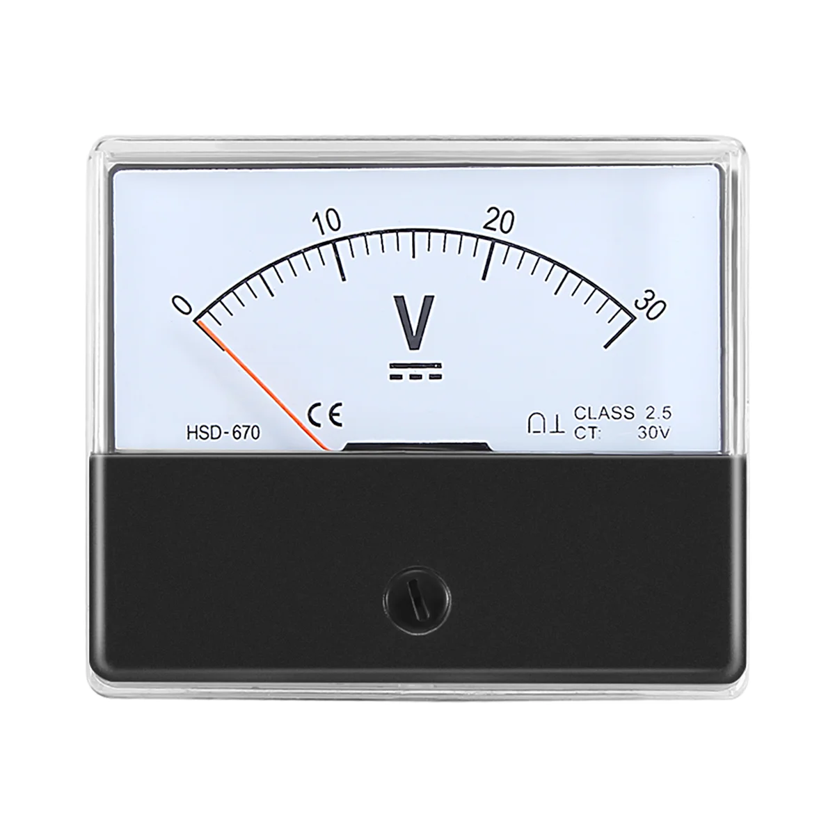 -670 Accuracy DC 30V Analog Panel Meter Voltmeter