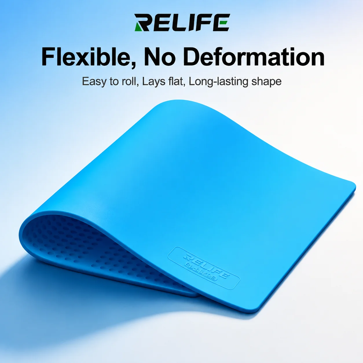 RELIFE RL-004DS Große Silikon-Lötmatte Hitzebeständige Antistatische Arbeitsunterlage für Elektronik-Reparaturen – Detail 4