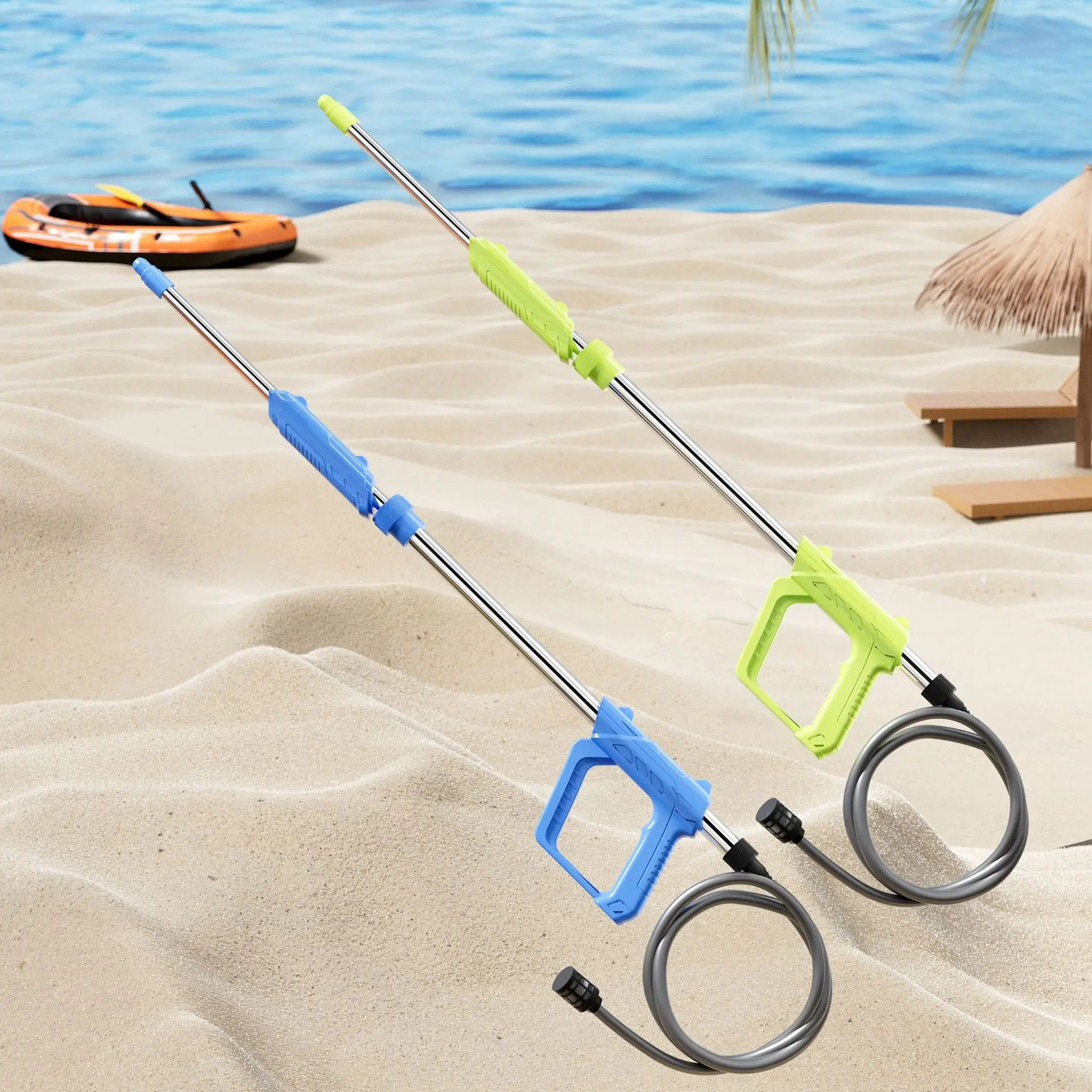 물총 여름 야외 스테인리스 물 스프레이 건 고압 범위 수영장 해변 물놀이 장난감 어린이 남아 여아