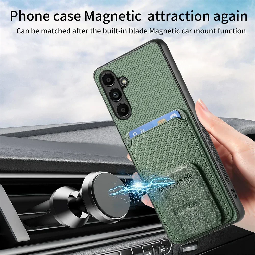 Leather Back Case For Samsung Galaxy A17 A07 A06 A16 A26 A36 A56 A05S A15 A35 A55 A14 A24 A34 A54 A73 A53 A33 A23 5G 4G Cover - Image 5