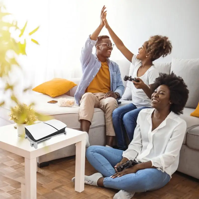 وحدة تحكم ألعاب عالمية حامل أفقي ، ملحقات موضع ، طاولة طعام ، تلفزيون