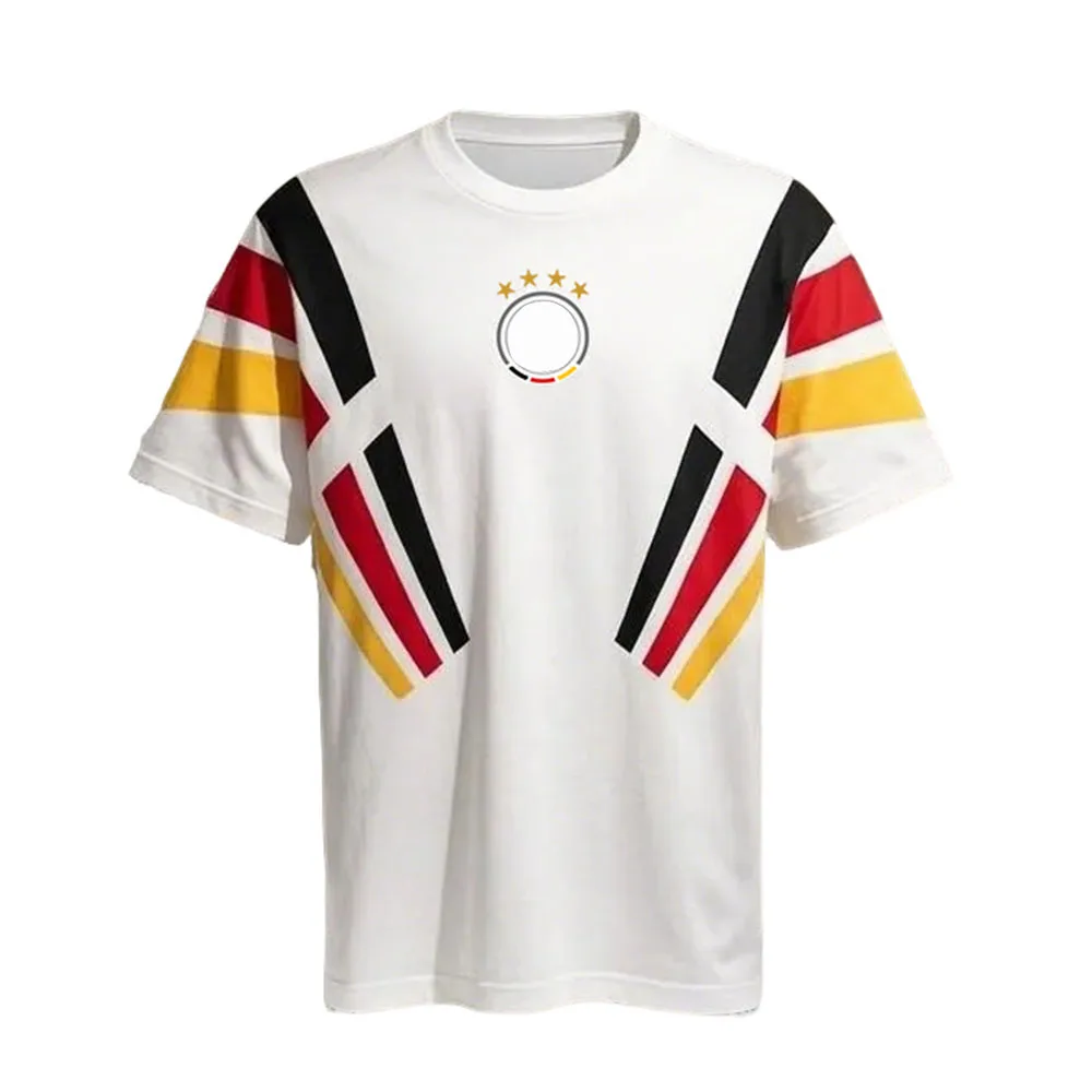 Deutschland Deutschland Fußball-T-Shirt Kurzarm O-Ausschnitt Mode Herren T-Shirt Sommer Unisex Streetwear Grafik Merch T-Shirts