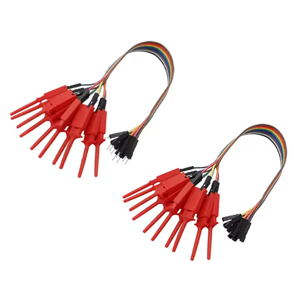 

20PCS Logic Analyzer Clips 20cm Cable Clamp Probe Kit 20-pin Male And Female Logic Analyzer For Efficient Testing