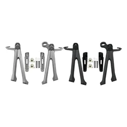 Aluminium Alloy Motorcycle Rear Footrests Bracket Kit Foot Pegs Rest Assembly Mount For Suzuki GSXR 600 750 K8 2008 2009 2010