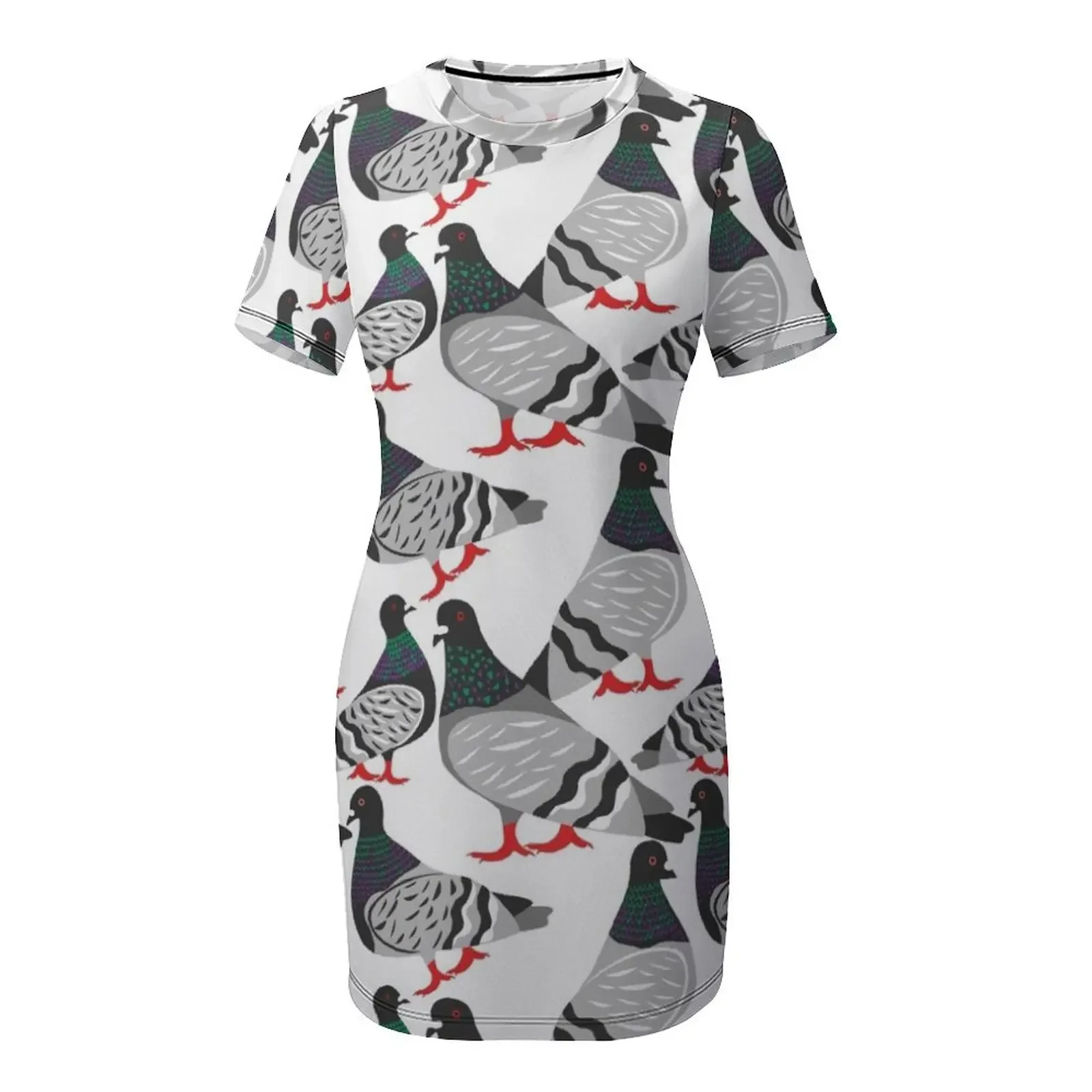Pigeon Power Short-Sleeved Dress women's summer dresses 2025 Party dresses for women dress women elegant luxury clothes Dress