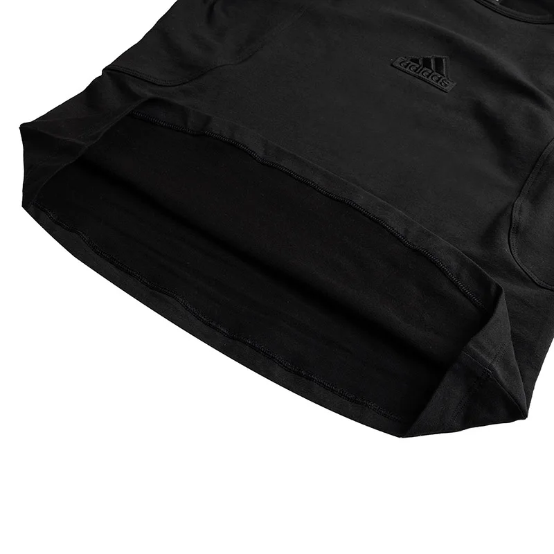 Damska koszulka z długim rękawem Adidas, modna odzież sportowa i rekreacyjna, modelująca talię, wyszczuplająca, z okrągłym dekoltem Jn0755