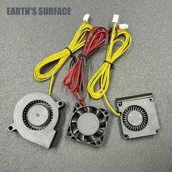 ES-3D Printer Part 4010 Axial Fan 4010 Blower Turbo Quiet Fan 5015 Blower Cooling Fan 40*40*10mm 12V24V For Ender 3 CR10 Printer