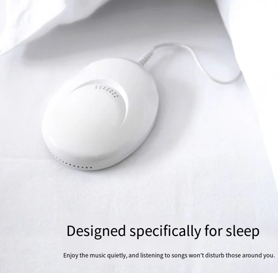 Portable small pillow to listen to high sound quality to help sleep without in the ear, For SANGEAN PS-100 wired earphones