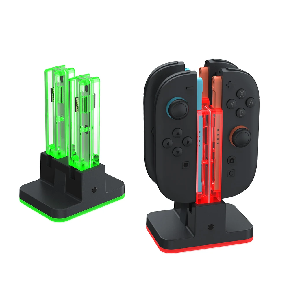 4-in-1 Charger Dock TNS-5125 for Switch/Switch 2,Dual-Slot