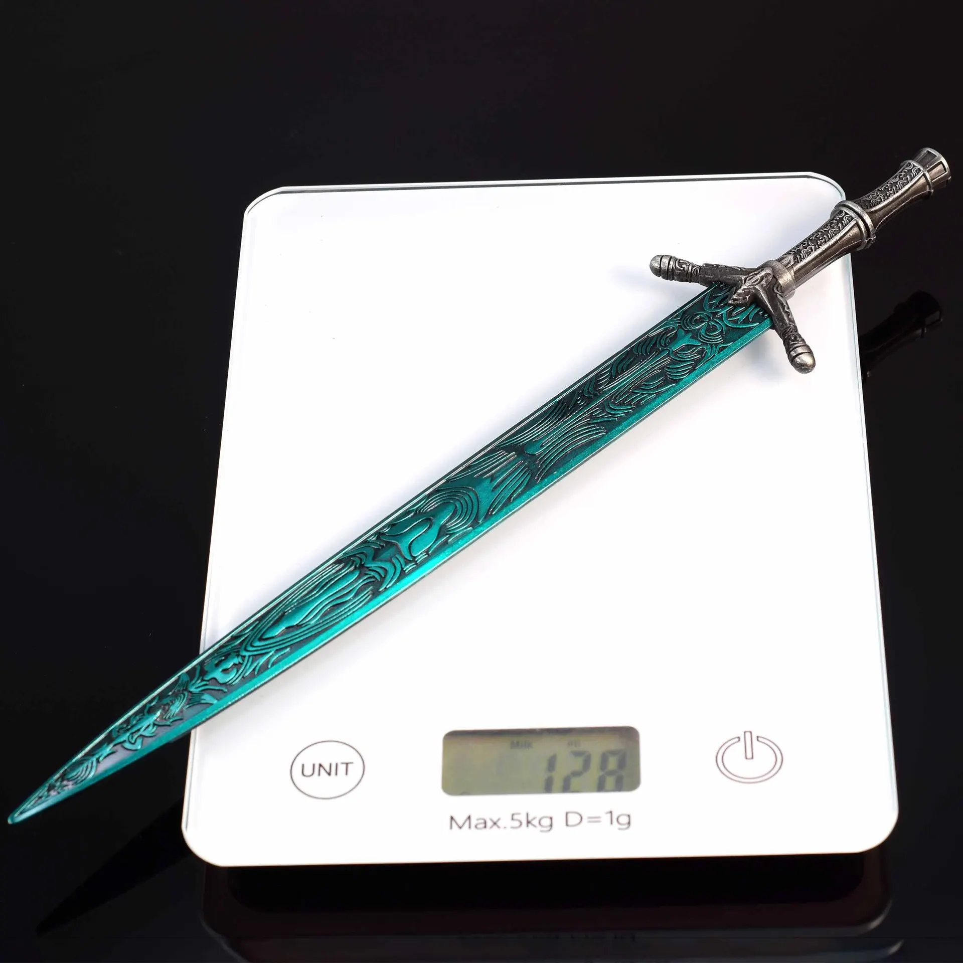 30cm Elden Anime juego periférico Luna oscura espada de gran espada arma de Metal modelo accesorios adornos samuráis regalos juguetes para niño