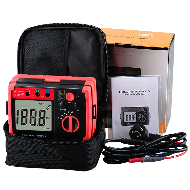 GT5206A Good Quality Car Digital RCD(ELCB) Tester