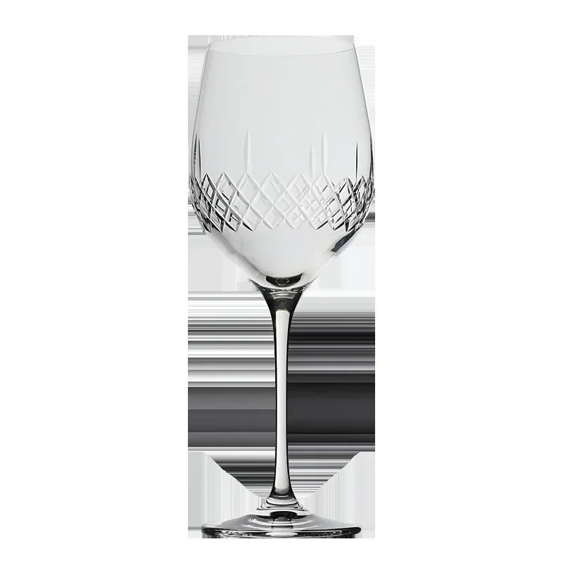 

Handmade car engraved European retro pattern ornament wine set wine bottle crystal cup brandy whisky cup