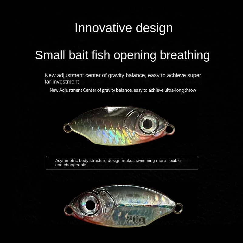 7g/10g/15g/20gMetal Jig Fishing Spoon Lure Bait Long Casting Saltwater Umpan Casting